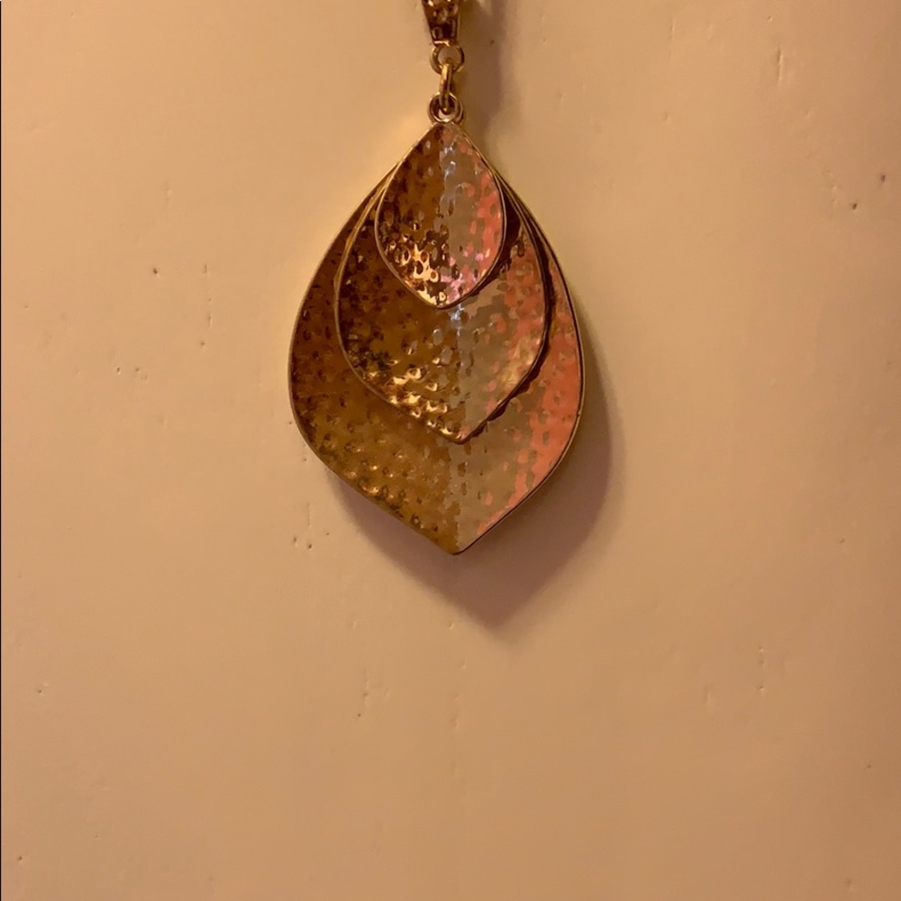 Gold costume necklace